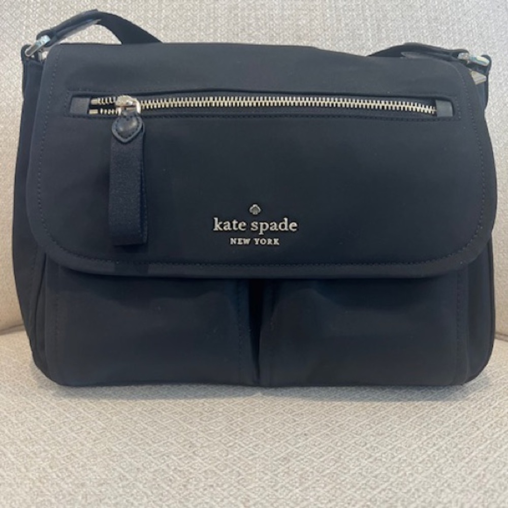 Kate Spade Black Crossbody Messenger Bag